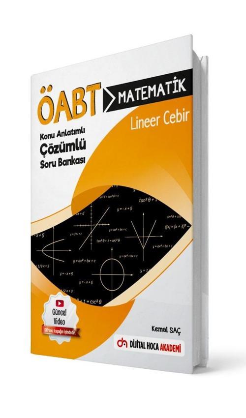 Dijital Hoca Akademi 2022 Öabt Matematik Öğretmenliği Lineer Cebir Konu Anlatımlı Soru Bankası