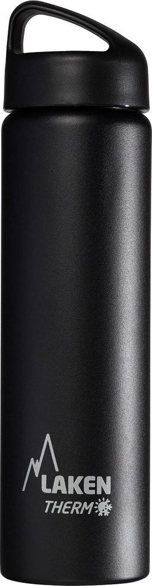 Çelik 18/8 Classic Termos Şişe 1L - Siyah LKTA10N