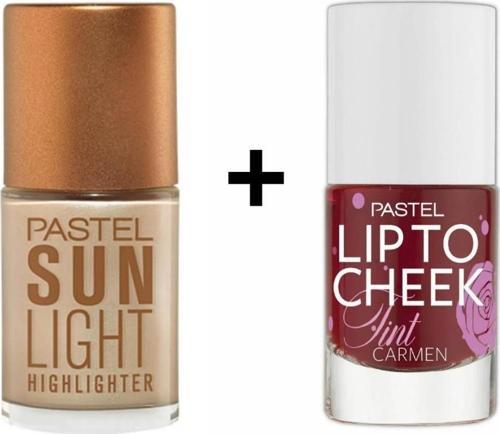 Lip To Cheek Tint Carmen Ruj,Allık ve Sunlight Highlighter - Aydınlatıcı 101