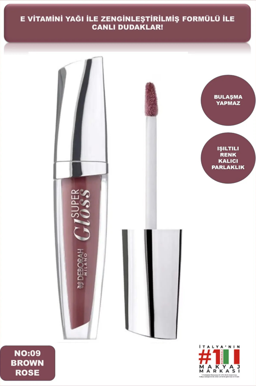 Extra Parlak Super Gloss Brown Rose No: 09