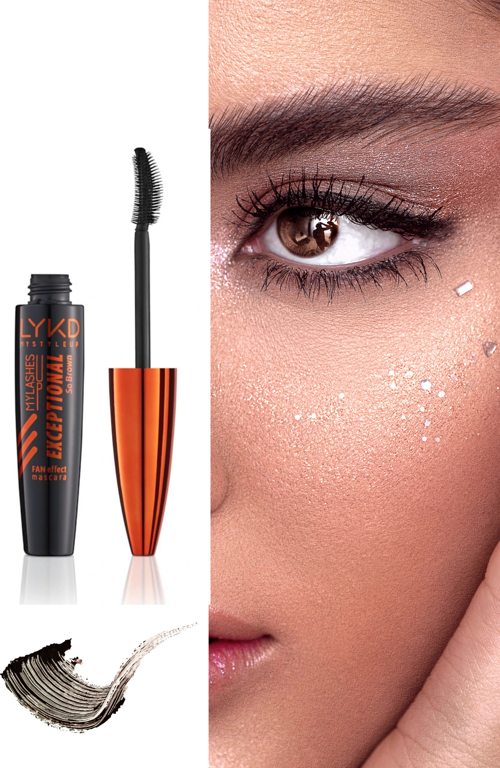 Kahverengi Exceptional Fan Effect & Curl Maskara - Yelpaze Etkili ve Kıvrım Veren Maskara