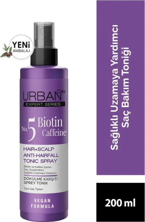 Urban Saç Dökülmelerine Karşı Care Expert Saç Toniği Biotin&Caffeine 200 ml