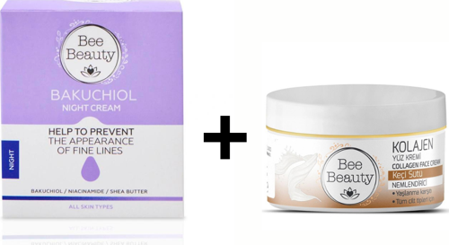 Keçi Sütü Kolajen Yüz Kremi 50 ml Bakuchiol Gece Kremi 50 ml