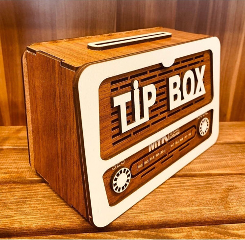 Tip Box Bahşiş Kutusu Kumbara Otel Restoran Cafe Spa Merkezi Toptan Satış 1 Adet