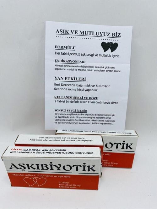 Aşk İlan 5 Kutu Hediye Kartı