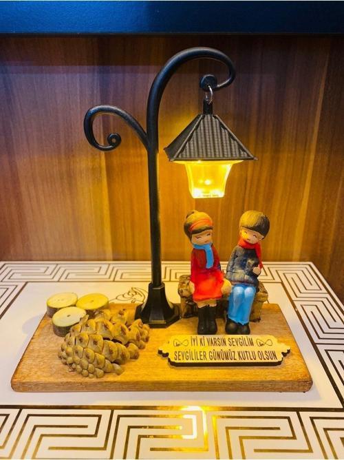 Romantik Aşıklar Sevgiliye Hediye Gece Lambalı