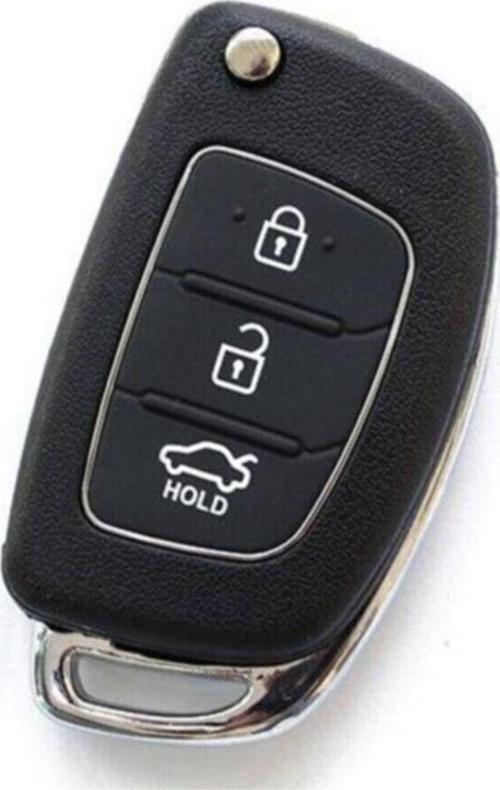 Hyundai Accent Blue - I20 - I30 - Ix35 3 Buton Sustalı Kumanda Kabı