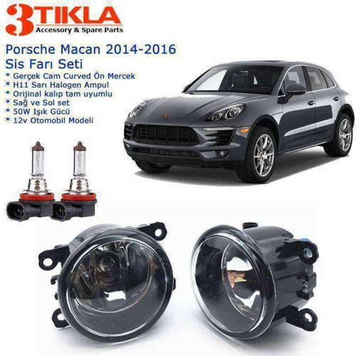 Porsche Macan 2014 Sis Farı Set Oem: 8200074008