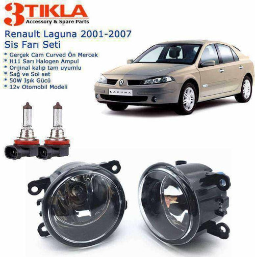 Renault Laguna 2007 Sis Farı Set Oem: 8200074008