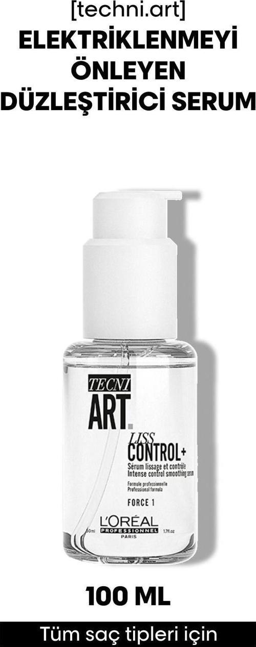 Techni Art Liss Control+ Elektriklenmeyi Önleyen Düzleştirici Şekillendirici Serum 50 Ml