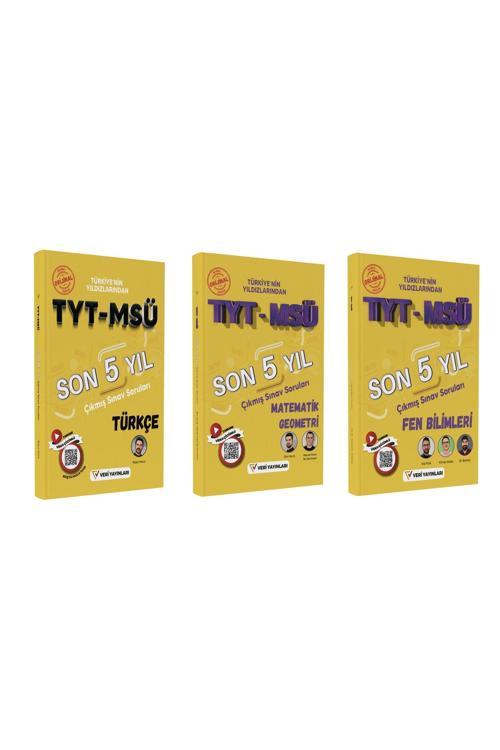 Veri Yayınları Tyt-Msü Türkçe+Matematikve Geo.+Fen Bilimleri Son 5 Yıl Video Çözümlü Orijinal Çıkmış Sorular 