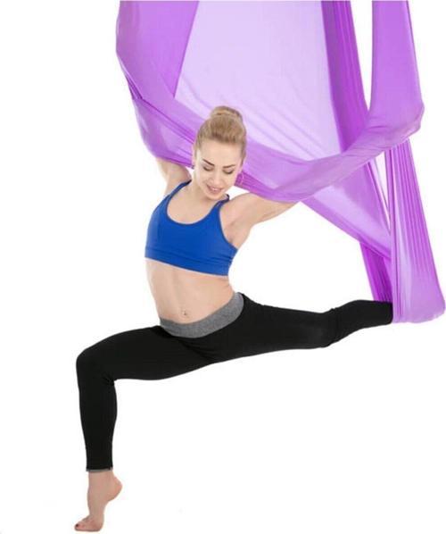 Yoga Fly Hamağı Tavana Askılı Yer Çekimsiz Fitness Pilates Hava Akrobasi Egzersiz Denge Spor Aleti
