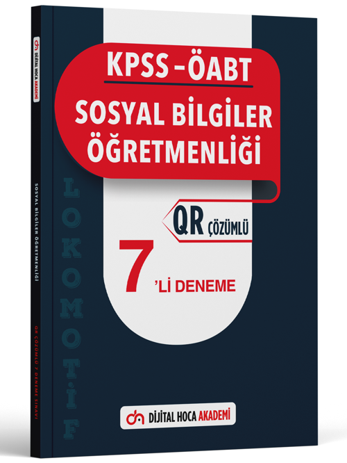 Dijital Hoca Akademi 2023 Kpss Öabt Sosyal Bilgiler Lokomotif Serisi Qr Çözümlü 7'Li Deneme