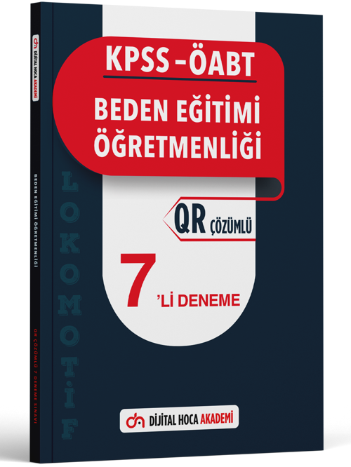 Dijital Hoca Akademi 2023 Kpss Öabt Beden Eğitimi Lokomotif Serisi Qr Çözümlü 7'Li Deneme