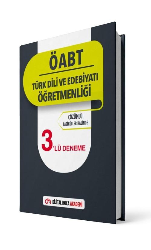 Dijital Hoca Akademi 2022 Öabt Türk Dili Ve Edebiyatı Öğretmenliği Çözümlü 3’Lü Deneme