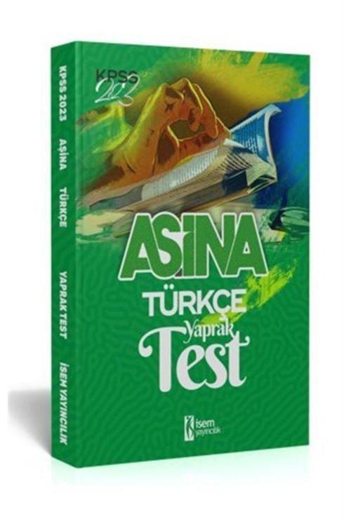 İsem Kitap 2023 Isem Kpss Aşina Türkçe Çek Kopart Yaprak Test