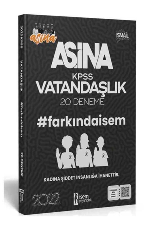 İsem Kitap Farkında Isem 2022 Kpss Aşina Vatandaşlık 20 Deneme