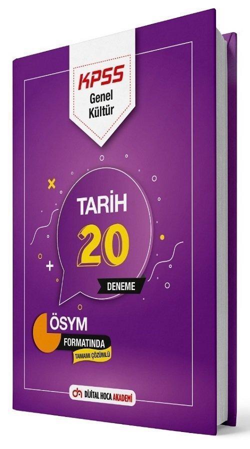 Dijital Hoca Akademi  Kpss Gk Tarih Tamamı Çözümlü 20 Deneme