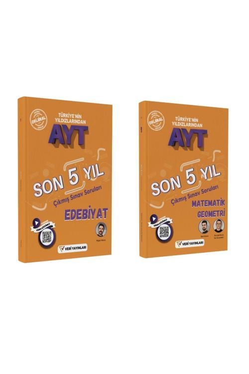 Veri Yayınları Ayt Edebiyat + Matematik-Geometri Son 5 Yıl Video Çözümlü Orijinal Çıkmış Sorular 2023