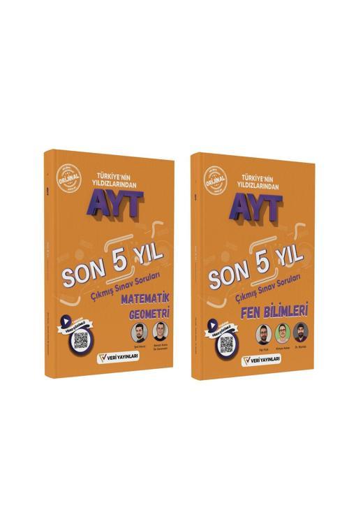 Veri Yayınları Ayt Mat. Ve Geo.+Fen Bilimleri Son 5 Yıl Video Çözümlü Orijinal Çıkmış Sorular 2023