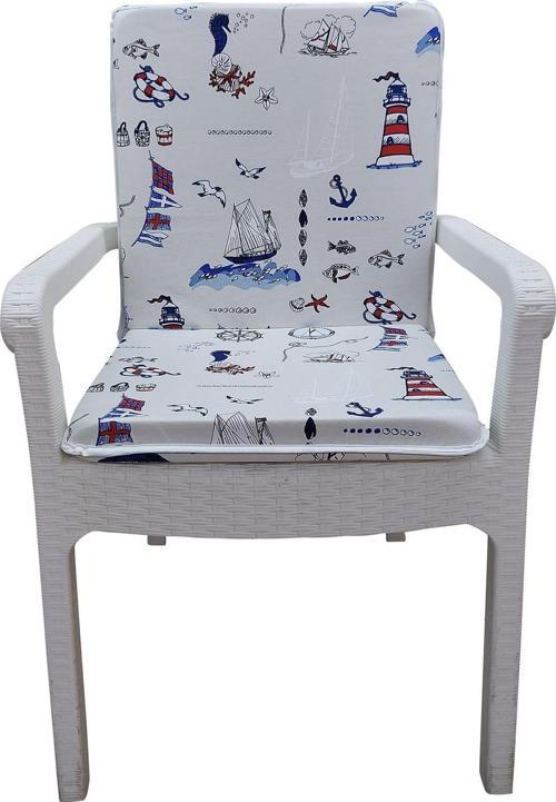 4 ADET ELİT YÜKSEK ARKALI MİNDER DUCK BEZİ-eltm-prm093327-v001