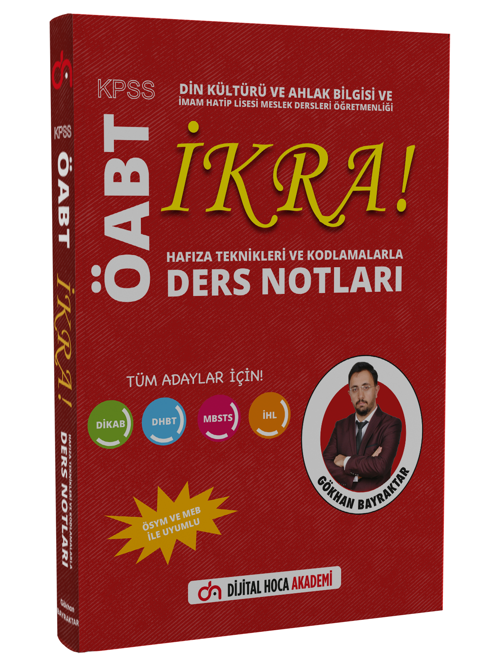 Dijital Hoca Akademi 2023 Öabt Dkab Hafıza Teknikleri Ve Kodlamalarla İkra Ders Notları