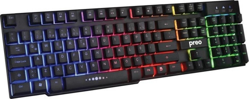 My Game MG51 Rainbow Aydınlatma Kablolu Türkçe Q Gaming Klavye Siyah