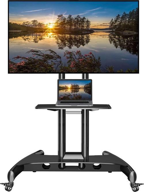 Nb North Bayou Ava1500-60-1P Düz Panel Ekranlar İçin 32-75 İnch Tuv Sertifikalı Tekerlekli Tv Standı