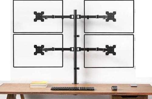 EF54 Steel Design 2-8 Kg Quad Ekran Asansörlü 13-27inch Monitör Standı