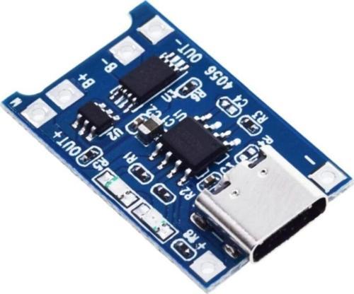 TP4056 Korumalı Lityum Pil Şarj Devresi Type C Usb Batarya