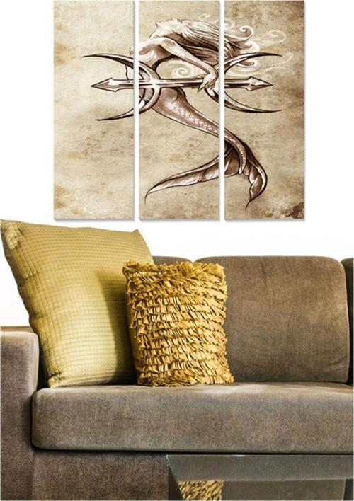 3 Parçalı Mdf Tablo