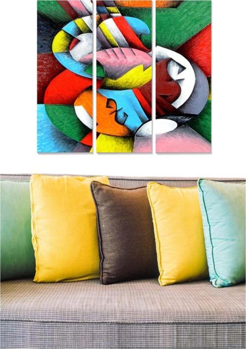 3 Parçalı Mdf Tablo