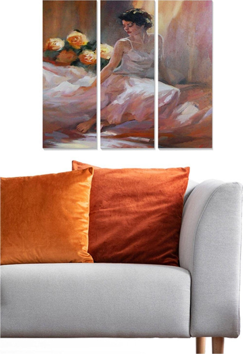 3 Parçalı Mdf Tablo