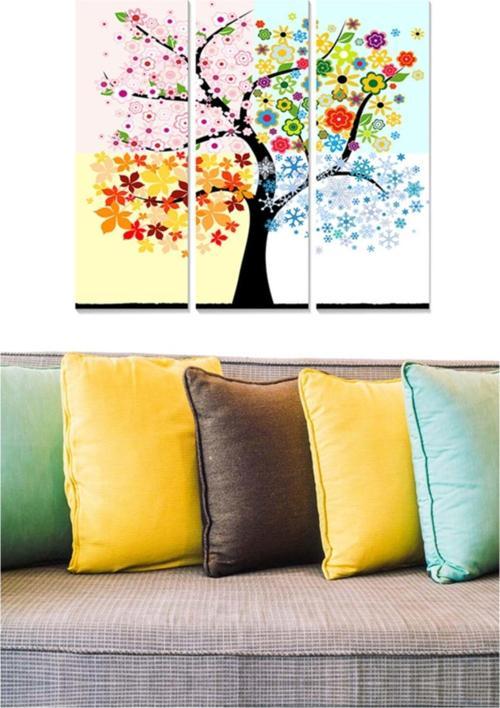 3 Parçalı Mdf Tablo