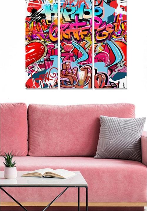 3 Parçalı Mdf Tablo