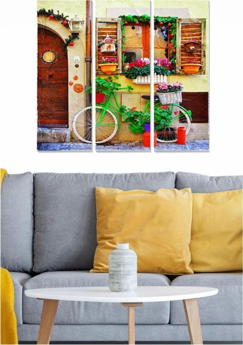 3 Parçalı Mdf Tablo