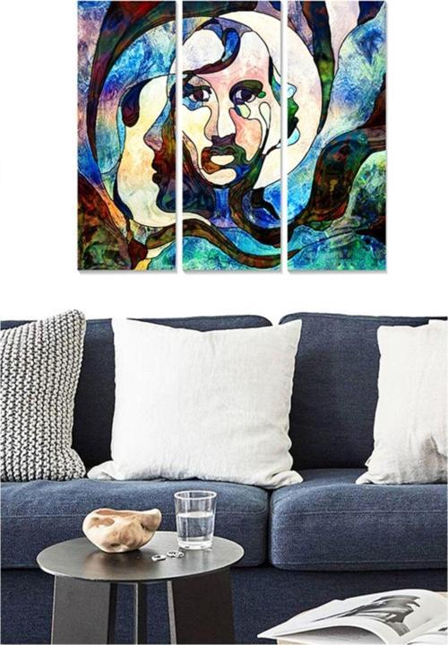 3 Parçalı Mdf Tablo