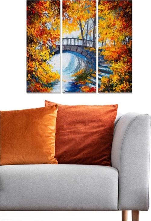 3 Parçalı Mdf Tablo