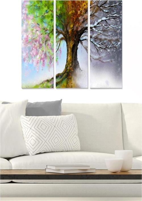 3 Parçalı Mdf Tablo