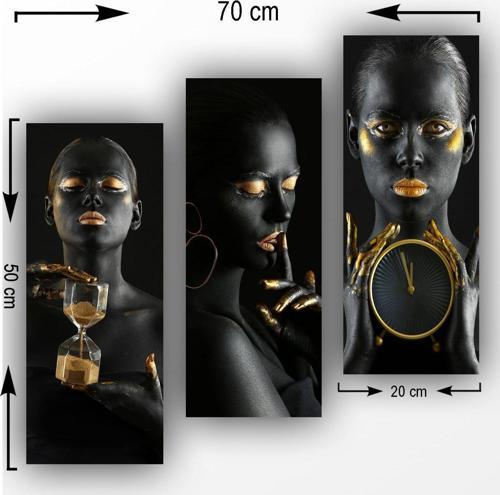 3 Parçalı Mdf Tablo
