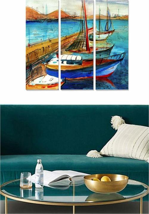 3 Parçalı Mdf Tablo