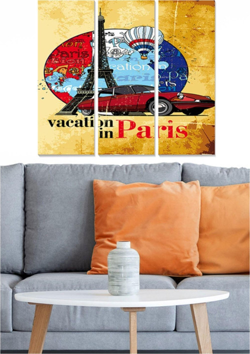 3 Parçalı Mdf Tablo