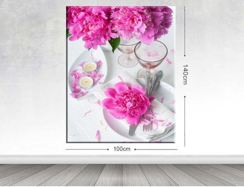 Dev Boyut Dekoratif Kanvas Tablo 100x140 cm