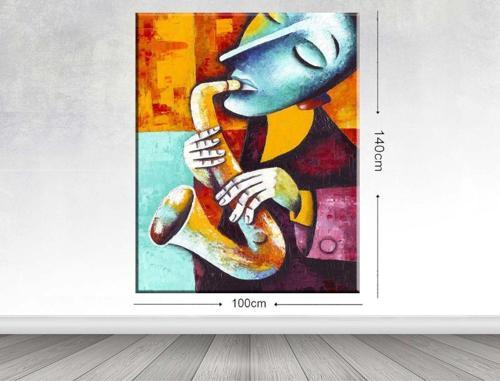 Dev Boyut Dekoratif Kanvas Tablo 100x140 cm