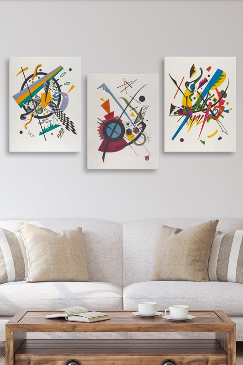 3 Parçalı Mdf Tablo