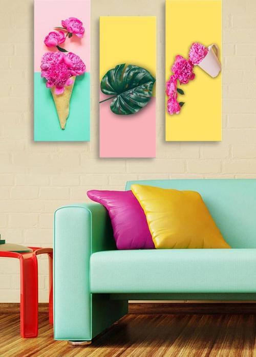3 Parçalı Mdf Tablo