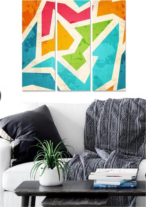 3 Parçalı Mdf Tablo