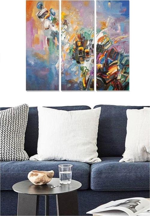 3 Parçalı Mdf Tablo