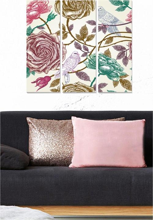 3 Parçalı Mdf Tablo