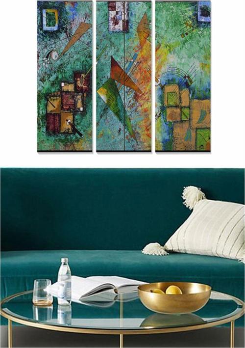 3 Parçalı Mdf Tablo